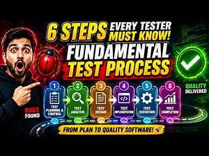 Fundamental Test Process Explained Simply | Software Quality Assurance (SQA) Complete Guide