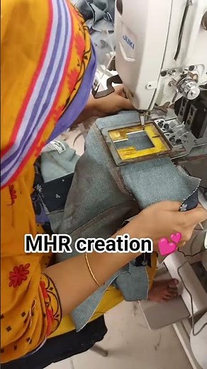 sewing machine Development, Label attach by Juki AMS -210 pattern taker machine.