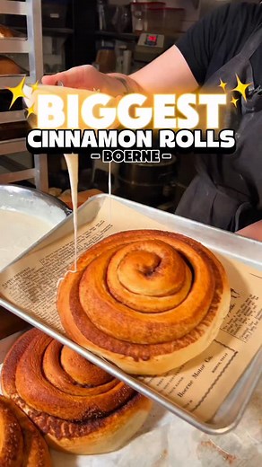 21K views · 135 reactions | ✨ HUGE! ✨ Get the BIGGEST cinnamon rolls...