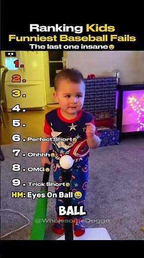 Ranking Kids' Funniest Baseball Fails 😂