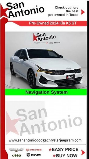 Pre-Owned 2024 Kia K5 GT-Line With Navigation