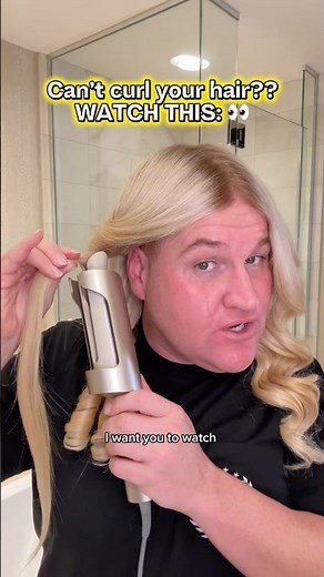 POV: You can’t curl your hair and you’ve tried everything #curlingiron #hairtutorial #longhair