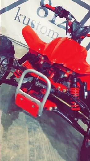 The Ultimate Kustom Honda TRX90 using Diamond J Dual A-Arm w/ Disc Brake Conversion kit and Shocks!