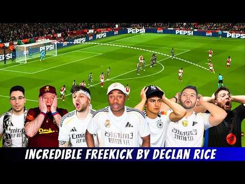 ¡INCREÍBLE! 🇪🇸 Crazy LIVE Reactions To Declan Rice’s Free Kicks