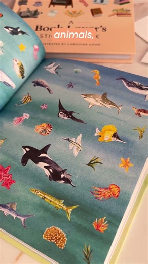 nature lover sticker book for junk journaling