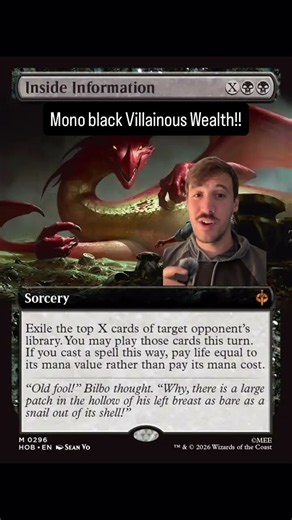 Super excited to see this #mtg #magicthegathering #mtgedh #commander #monoblack
