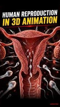 Human Reproduction in 3D Animation | Fertilization, Pregnancy & Baby Development Explained ⚕️