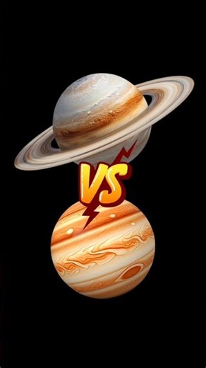 Saturn VS Jupiter: Who Would Win? 🪐⚔🟠 #fypp #saturn #space #shorts #vs #jupiter #usa