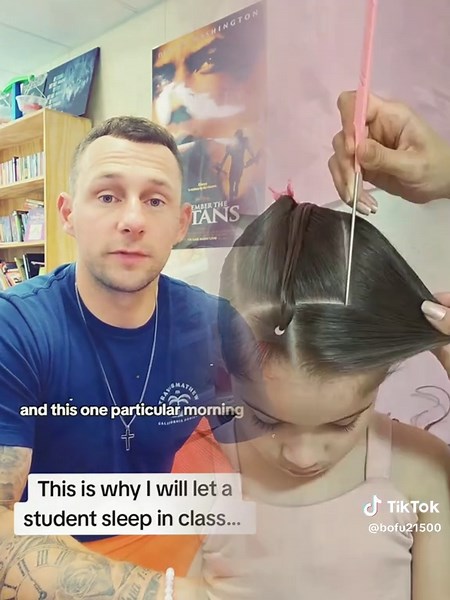 I do not believe that kids really want to come to school to sleep their day away so when it happens, we shouldn't be quick to assumption. I've found that there always se