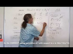 Partial derivatives and gradients (corrected version)