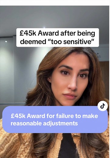 £45k Award for Failure to Make Reasonable Adjustments