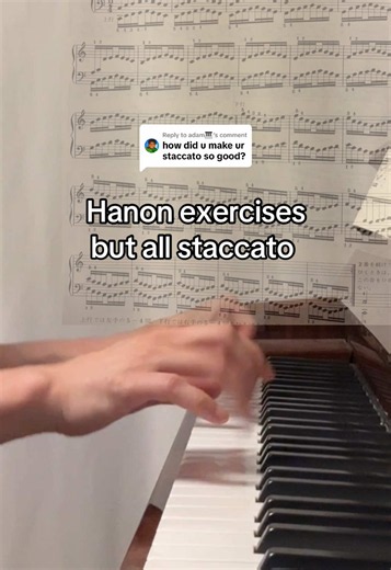 Hanon The Virtuoso Pianist Exercises — All Staccato Practice