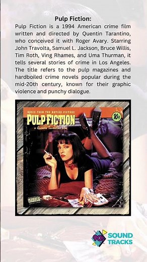 Best Soundtracks of the 90s | Pulp Fiction
