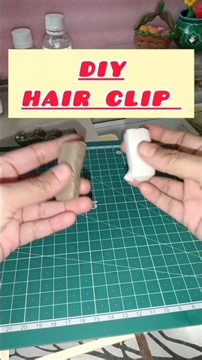 DIY Mouldit Clay Hair Clip | Easy Handmade Floral Hair Accessory 🌸 #crafters