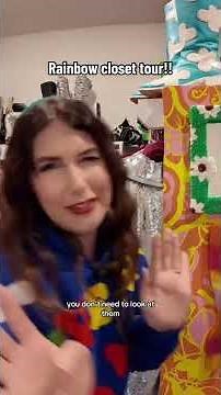 Rainbow Closet Tour!🌈 | My Rainbow Closet