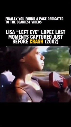 Scariest on Instagram: "In April 2002, TLC member Lisa “Left Eye” Lopes was in Honduras working on personal projects and filming material for a documentary about her life. During the trip, she often recorded everyday moments on camera, including time spent driving with friends and family. On 25 April, she was behind the wheel of a rented SUV, with several passengers inside and a camera recording from within the vehicle. Footage from that day shows Lisa driving calmly and talking shortly before t
