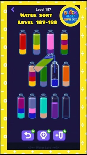 Water sort Level 187-188 #watersort #level187-188