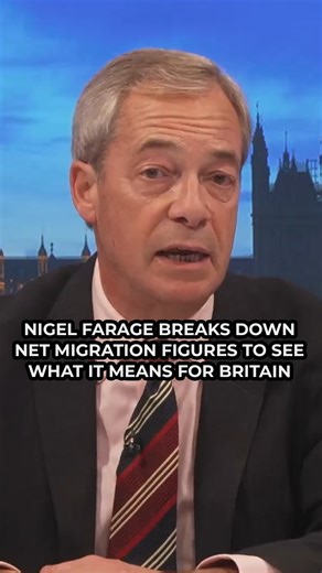 Nigel Farage takes a look into the official figures for net migration, and questions what it actually means for Britain. | GB News