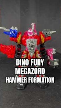 Dino Fury Megazord Hammer Formation Combination - Power Rangers Dino Fury #powerrangers #supersentai