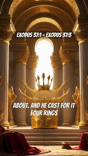 📖 Today's Verses: Exodus 37:1 – Exodus 37:3