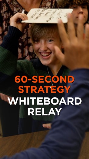 Edutopia | Looking for a quick formative assessment that will get your students leaping out of their seats? Try a whiteboard relay! 🏁 This activity... | Instagram