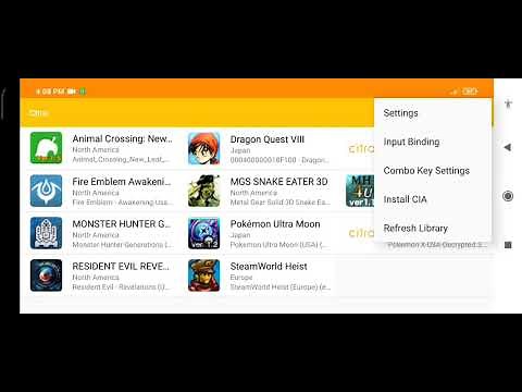 How to install CIA file for 3ds EMULATOR ANDROID