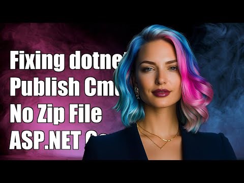 Fixing dotnet publish Command: No Zip File for ASP.NET Core Web App