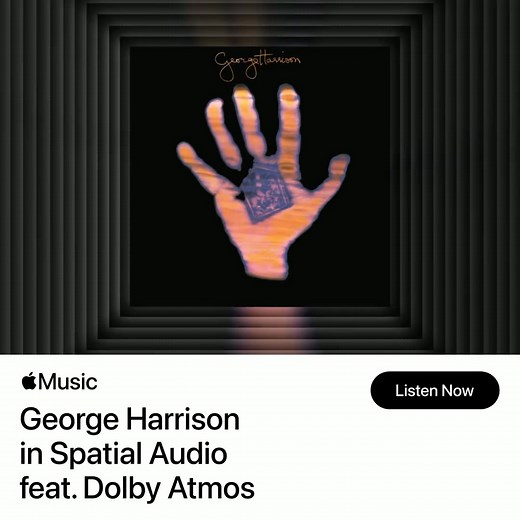 Listen to ‘Living in the Material World’ 50th Anniversary in Spatial Audio now on Apple Music. Go here - https://music.apple.com/us/album/living-in-the-material-world-50th-anniversary/1767451756 - to listen now. | George Harrison