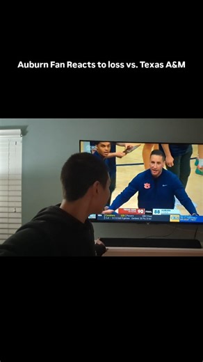 Curtis Wagner on Instagram: "Auburn Fan Reacts to Insane Ending loss vs. Texas A&M! Controversial Ending NCAA Basketball #auburn #texasam #collegebasketball #basketball #basketballgame"