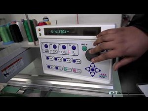 Tajima TMEX-C1201 Control Panel Operations Video - How to perform a Manual Trim Command - 4 of 5