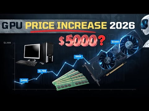 GPU Price Increase 2026 | Nvidia & AMD GPU Prices Increase | CPU GPU & RAM Prices Rise | AI Demand