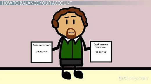 How to Balance a Checking or Savings Account