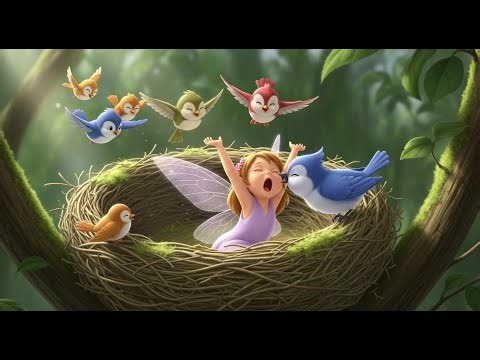 Five Little Fairies Sleeping in a Tree ✨ | Magical Nursery Rhyme for Kids | UK Version
