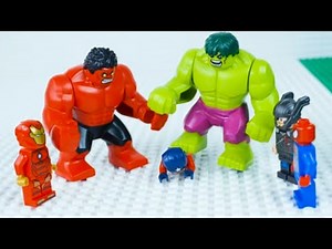 LEGO Superheroes Hulk Gets Angry STOP MOTION LEGO Avengers & More | LEGO Compilations | Billy Bricks