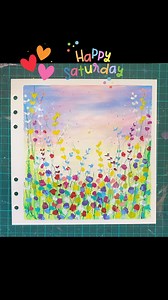 Happy Saturday folks! A little spring flower meadow with oil pastels on paper #flower #meadow #flowermeadow #flower #create #magical #oilpastelsart #mixedmediaartist #mindfulnesspractice #pastels #inspire #relaxationtherapy #oilpastelart #oilpastelsdrawing #arttherapy #joy #oilpastels #oilpastelsonpaper #flowerstagram #Mindfulness #art #mindfulness | Julie Ryder - Mixed Media Artist