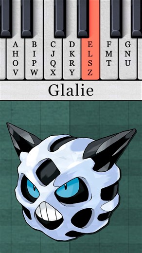 Snorunt and Glalie turned into a musical jingle! #pokemon #piano #jingle