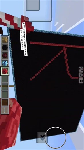 writing subscribers name in Minecraft 🎁 #minecraft #shorts