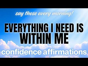 I Trust Myself | Daily Affirmations for Self Trust & Confidence