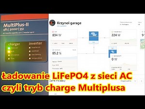 #125 Victron Multiplus II i ładowanie magazynu LiFePO4 48V na zimę, jakie opcje?