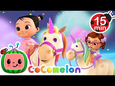 Playing Unicorns with my Bestie 🦄💖 CoComelon | Nursery Rhymes for Babies