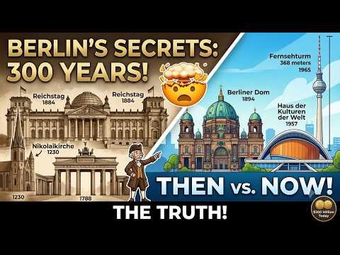 How Berlin Was Built: 300 Years of Architecture in 1 Minute!