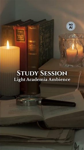 Light Academia Ambience for Studying & Deep Concentration | Full video linked below