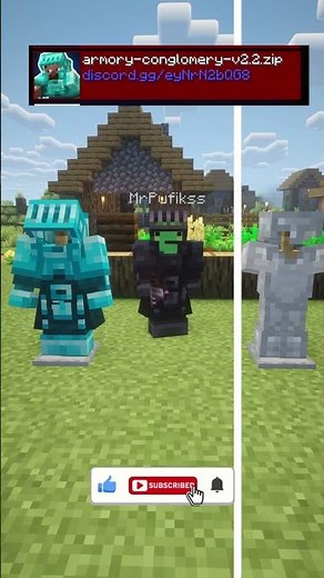 My NEW Favorite Armor Texture Pack🔥🔥 #minecraft #minecraftsurvivalseriesepisode1