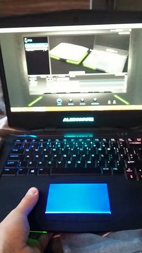 Alienware 14 Touchpad backlight fault