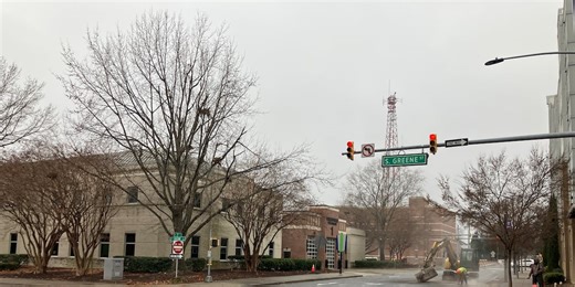 Downtown intersection near Greenville Fire/Rescue headquarters closed for BUILD project