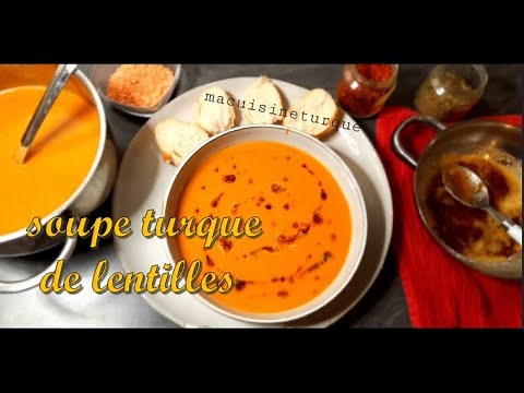 RECETTE TURQUE : la célèbre et délicieuse soupe de lentilles corail (mercimek çorbasi)