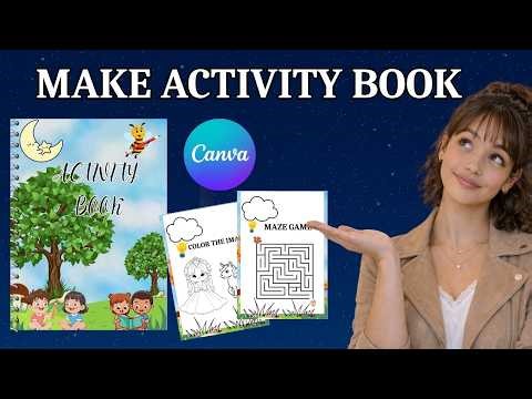 How to Make a Kids Activity Book in Canva | Easy Canva Tutorial for Etsy & Amazon KDP