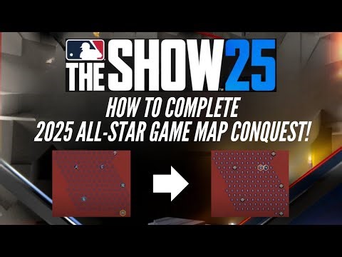 MLB the Show 25: How to Complete 2025 All-Star Game Map Conquest *All Rookie*