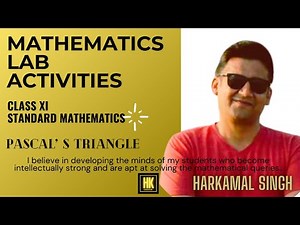 PASCAL'S TRIANGLE : To Draw the Pascal's Triangle and to write the binomial expansion.