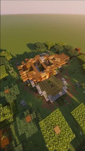 Minecraft Forest Cabin Build